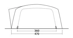 Outwell Vermont 7PE Tent -Bestway Shop vermont 7pe width