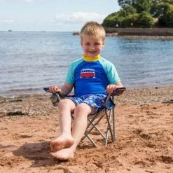 Volkswagen Kids Blue Camping Chair -Bestway Shop vw kids chair 7 min