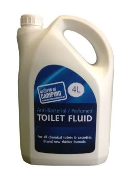 World Of Camping WoC Blue 4 Ltr Perfumed Toilet Fluid